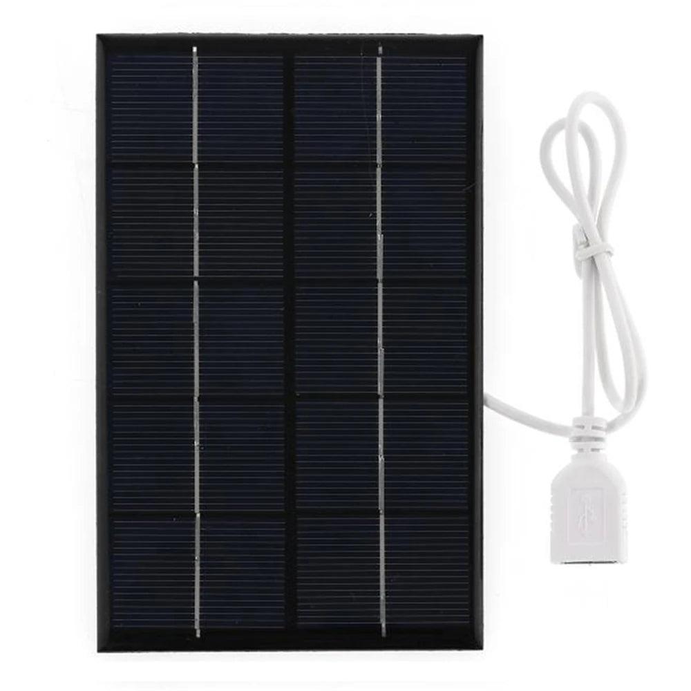 5V 10W Solar Panel Output USB Outdoor Portable Solar System Cell Phone Charger Solar Panel Battery Module Power Panel Enlarged 1 - Outdoorsavage