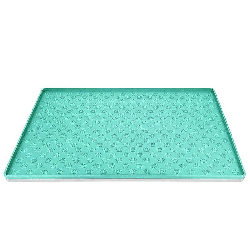 Pet Placemat Dog Food bowl Mat Cat Feed Mat Cat Dog Drinking Feeding Placemat Silicone Waterproof Pet Bowl Pad Feeder Mats - Outdoorsavage