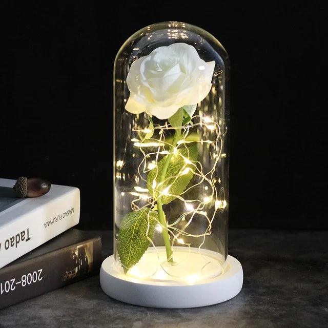 Drop shipping Galaxy Rose Artificial Flowers Beauty and the Beast Rose Wedding Decor Creative Valentine's Day Mother's Gift - Outdoorsavage