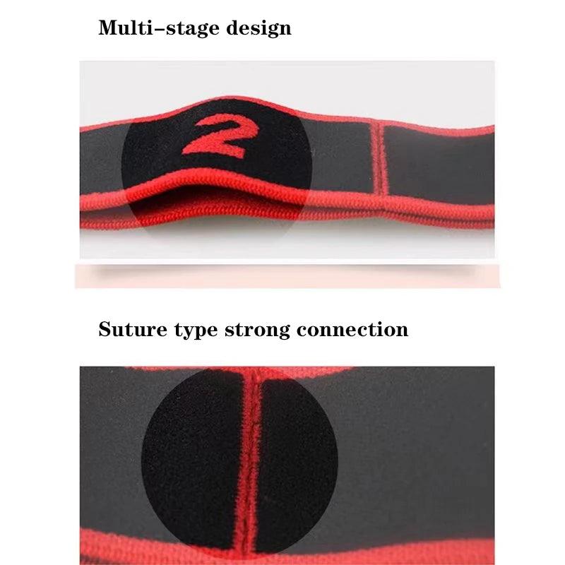 8 Section Style Dance Yoga Stretching Belt Yoga Pilates Fitness Tension Belt Digital Stretching Elasticity - Outdoorsavage