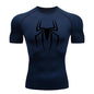 New Compression Shirt Men Fitness Gym Super Hero Sport Running T-Shirt Rashgard Tops Tee Quick Dry Short Sleeve T-Shirt For Men - Outdoorsavage