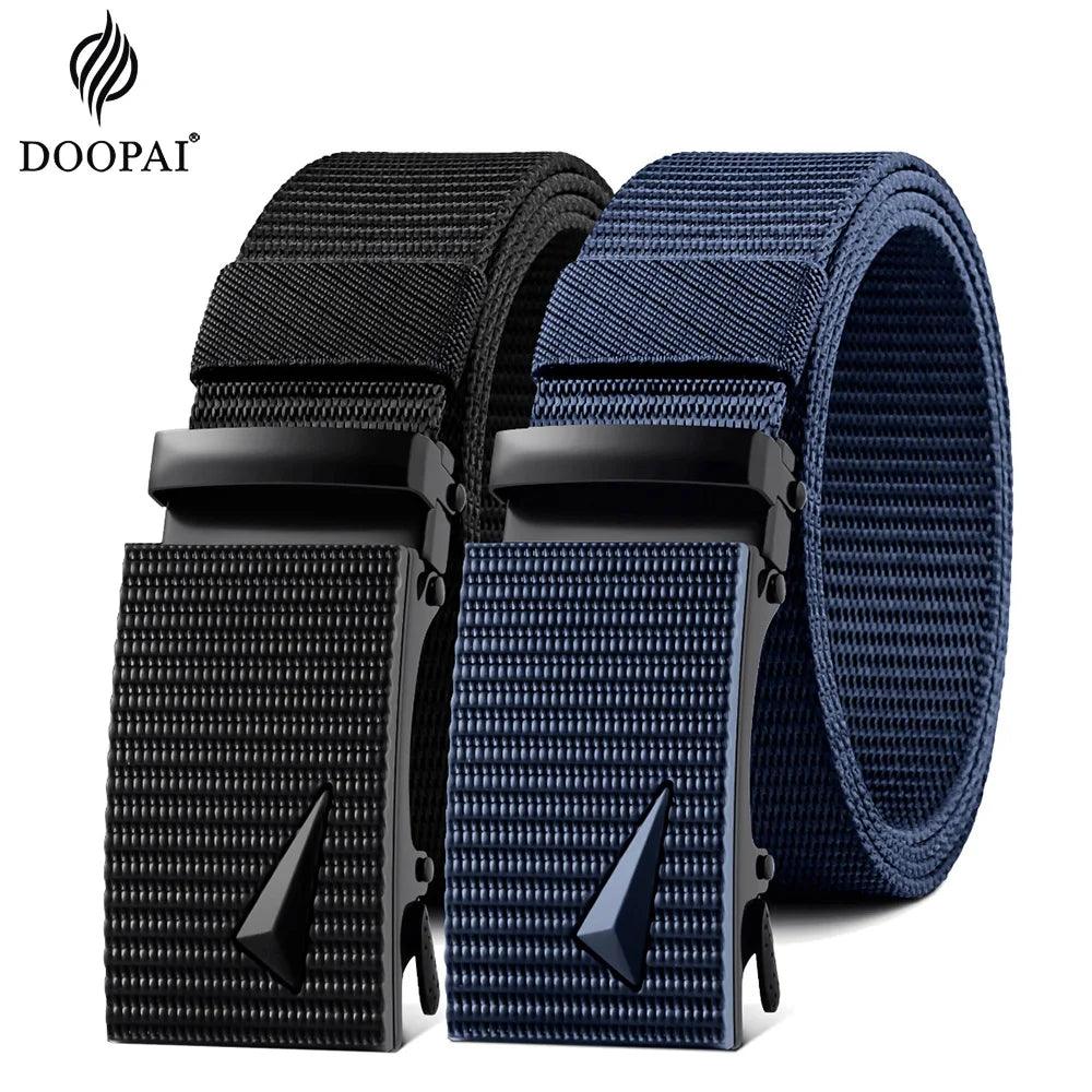 DOOPAI Men Belt Nylon Breathable Belts For Men Cowboy Designer Belt Outdoor Tactical Belt Military Gifts 남성 가죽 벨트 ceinture homme - Outdoorsavage