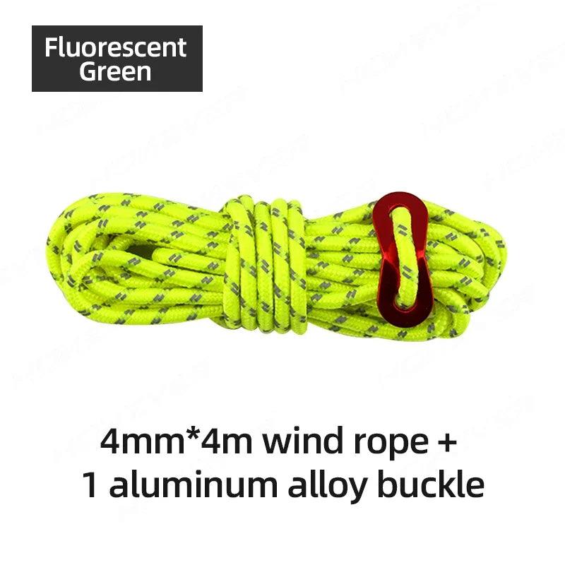 6pcs Camping Hiking Tent Wind Rope Buckle Adjustable Aluminium Alloy Cord Rope Buckles Camping Equipment Outdoor Tents Accessory - Outdoorsavage