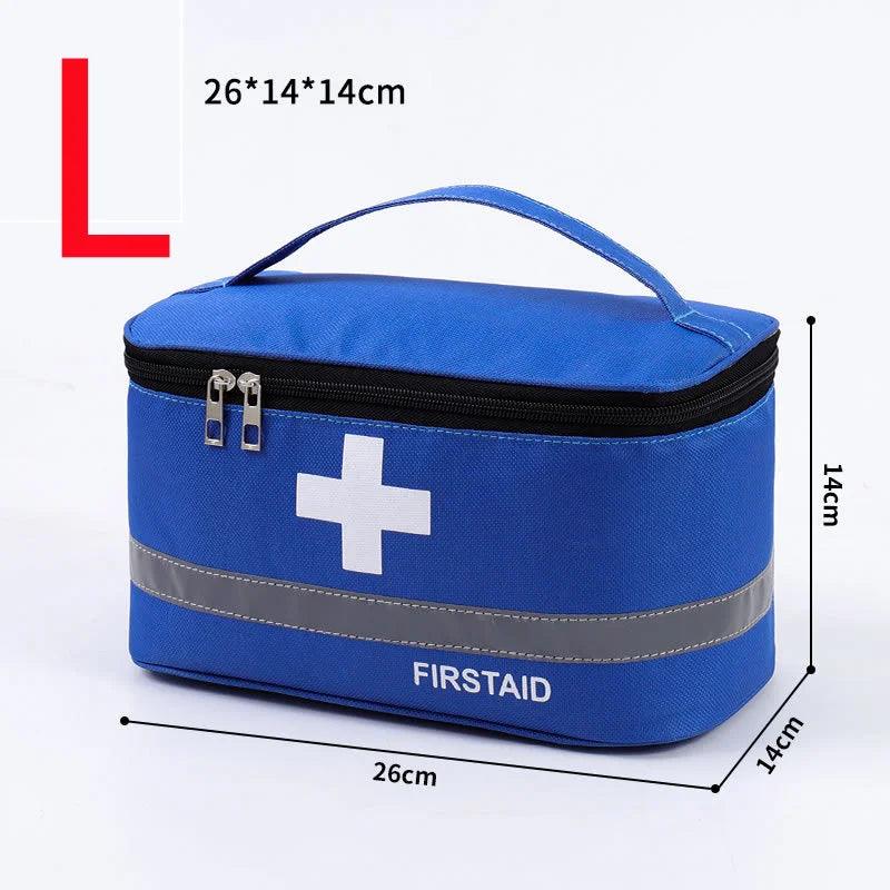 First Aid Kit Medicine Storage Bag Portable Outdoor Rescue Bag Household Children's Large Capacity Medical Kit Storage Organizer - Outdoorsavage