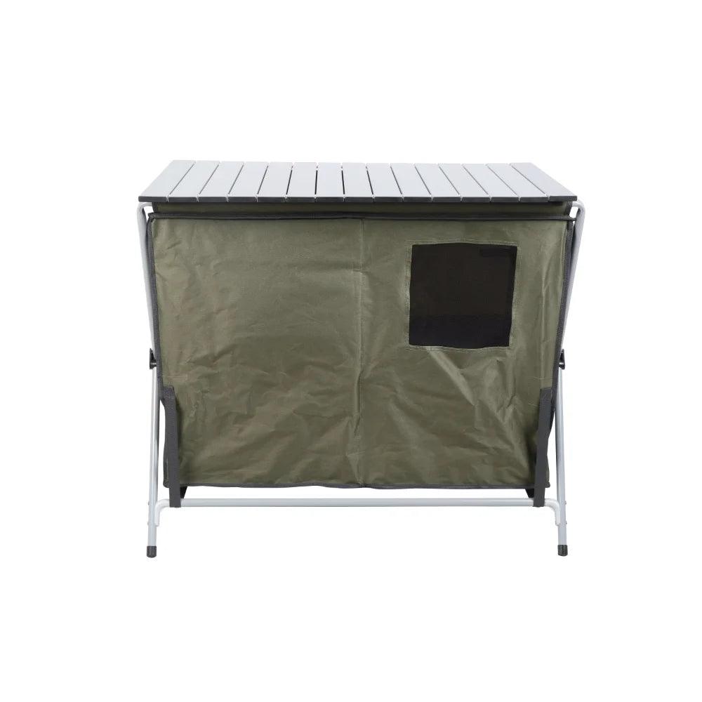 Camping Table Two-shelf Deluxe Cupboard - Outdoorsavage