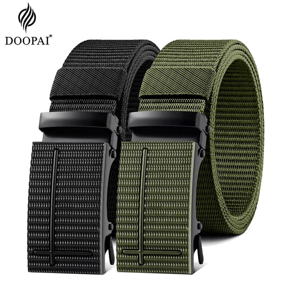 DOOPAI Men Belt Nylon Breathable Belts For Men Cowboy Designer Belt Outdoor Tactical Belt Military Gifts 남성 가죽 벨트 ceinture homme - Outdoorsavage