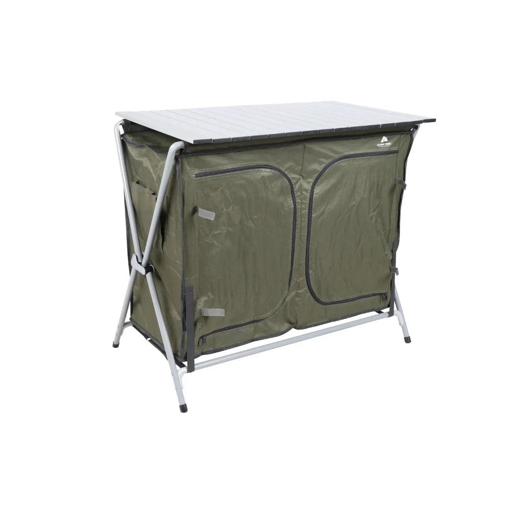 Camping Table Two-shelf Deluxe Cupboard - Outdoorsavage