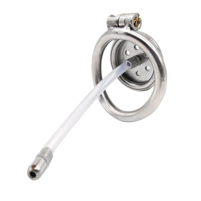 Stainless steel chastity cage