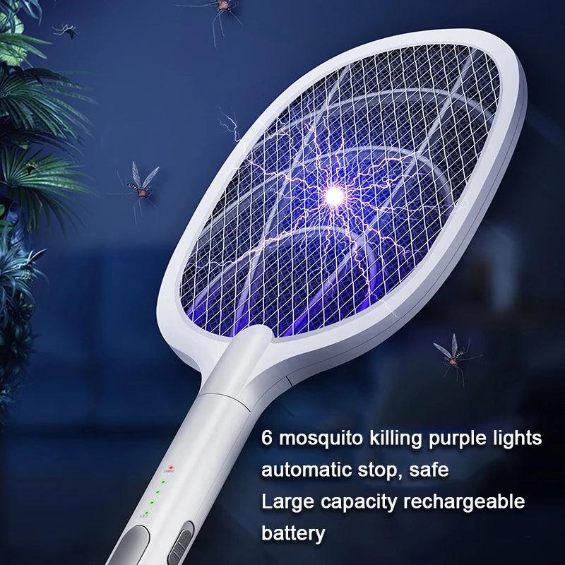 Household Rechargeable Lithium Battery Mosquito Repellent Mosquito Pat Mosquito Lamp Mosquito Repellent Insect Protection Sleep - Outdoorsavage