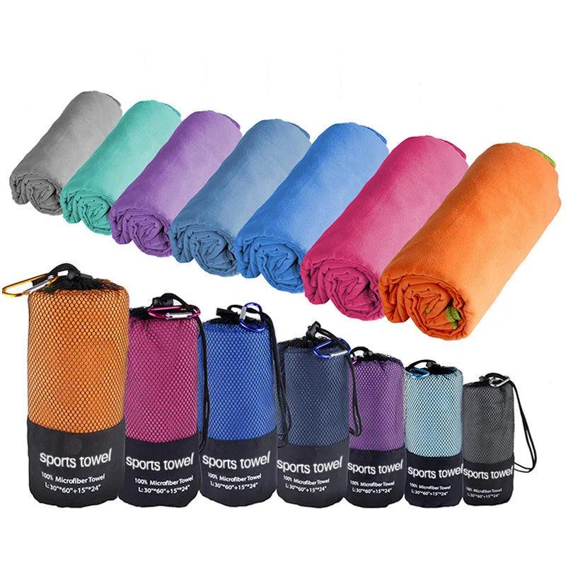 New microfiber towel sports quick-drying super absorbent camping towel super soft and lightweight gym swimming yoga beach towel - Outdoorsavage