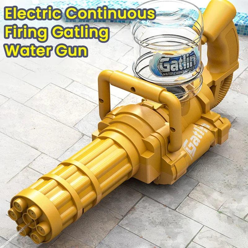 New Electric Water Gun High-Tech Automatic Water Soaker Guns Large Capacity Summer Pool Party Beach Outdoor Toy for Kid Adult - Outdoorsavage