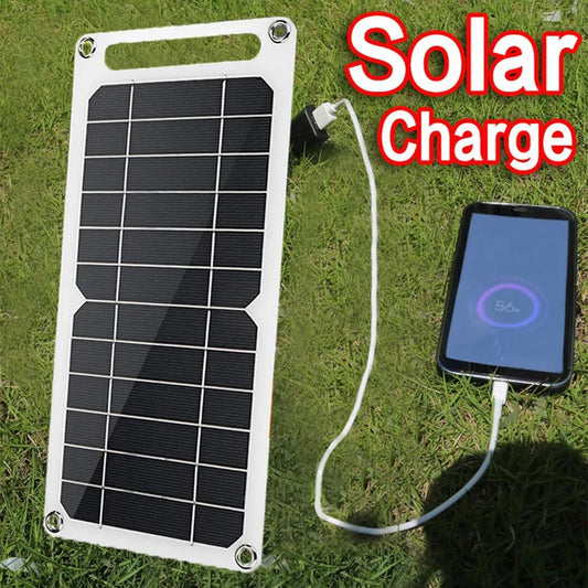 5V 10W Solar Panel Output USB Outdoor Portable Solar System Cell Phone Charger Solar Panel Battery Module Power Panel Enlarged 1 - Outdoorsavage