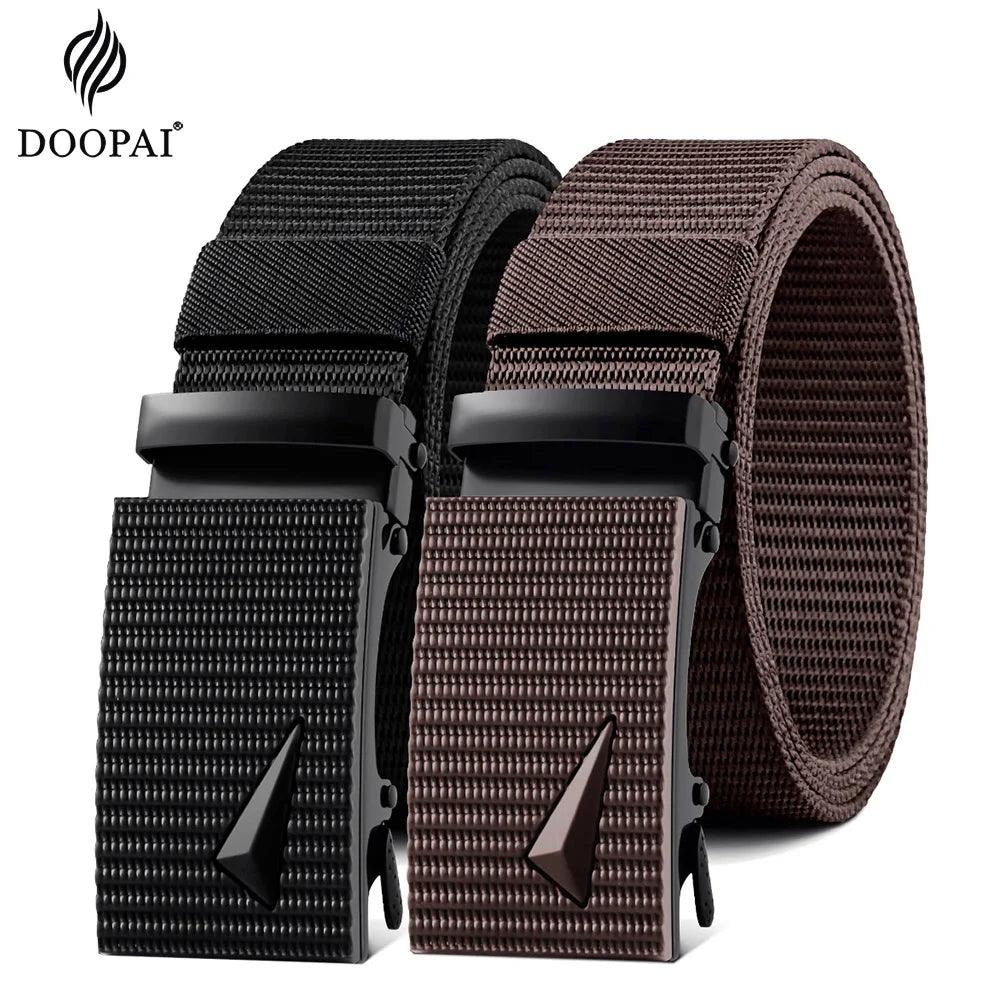 DOOPAI Men Belt Nylon Breathable Belts For Men Cowboy Designer Belt Outdoor Tactical Belt Military Gifts 남성 가죽 벨트 ceinture homme - Outdoorsavage