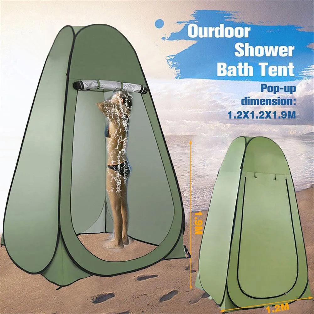 Portable Outdoor Camping Tent Shower Tent Simple Bath Cover Changing Fitting Room Tent Mobile Toilet Fishing Photography Tent - Outdoorsavage