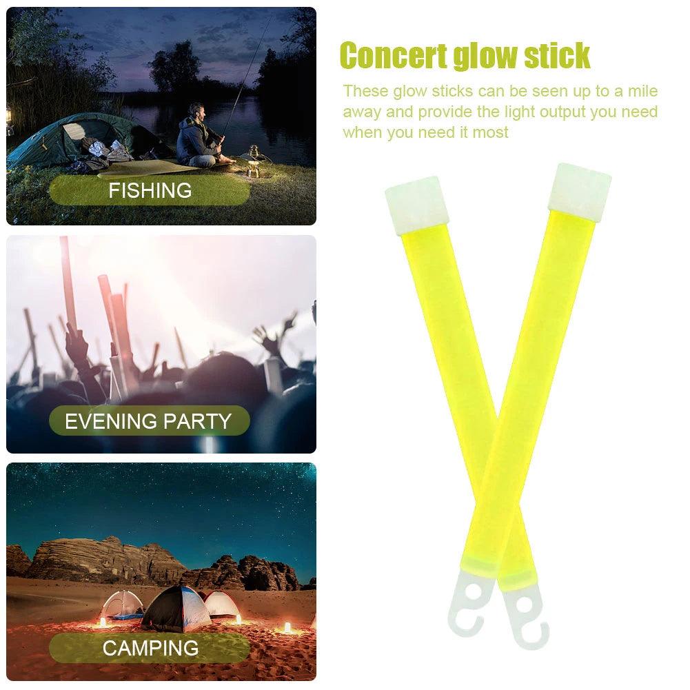 1-5pcs Survival Kit Tactical Glow Light Sticks Walking and Hiking Camping SOS Gear Outdoor Emergency Equipment SOS 15*150mm - Outdoorsavage