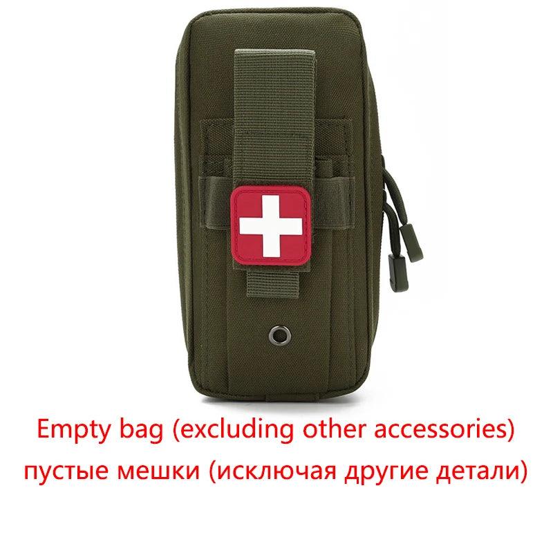 Tactical First Aid Kit Military Medical Pouch EMT Camping Gear Molle For Trauma Tourniquet Bandage Emergency Survival Gear - Outdoorsavage