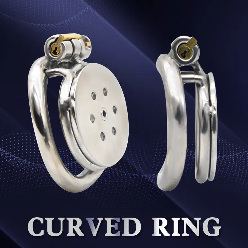 Stainless steel chastity cage