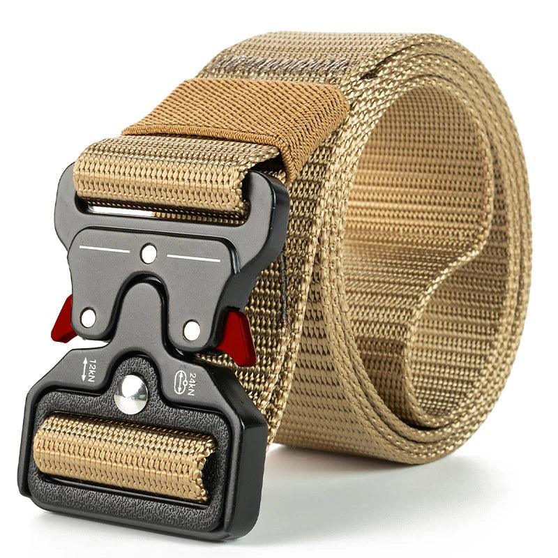 Men Belt Army Outdoor Hunting Tactical Multi Function Combat Survival High Quality Marine Corps Canvas For Nylon Male Luxury - Outdoorsavage