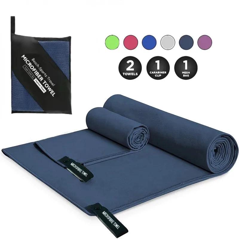 New microfiber towel sports quick-drying super absorbent camping towel super soft and lightweight gym swimming yoga beach towel - Outdoorsavage