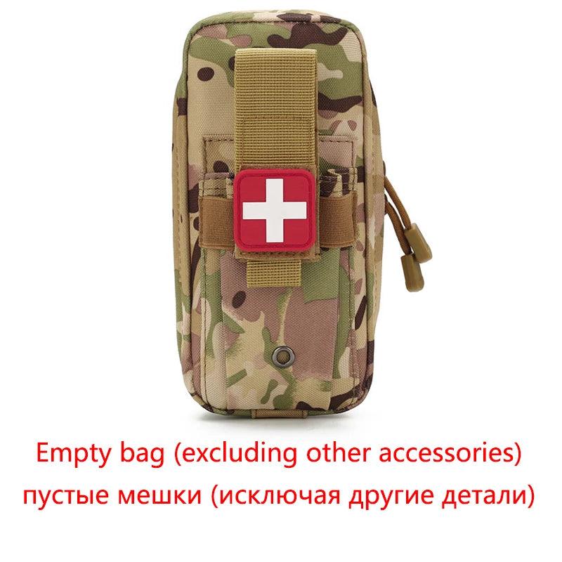 Tactical First Aid Kit Military Medical Pouch EMT Camping Gear Molle For Trauma Tourniquet Bandage Emergency Survival Gear - Outdoorsavage