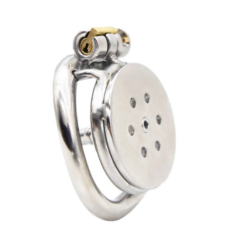 Stainless steel chastity cage