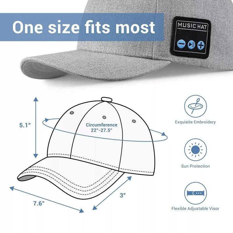 Hat with Bluetooth Speaker, Bluetooth Earbuds Outdoor Listening To - Outdoorsavage