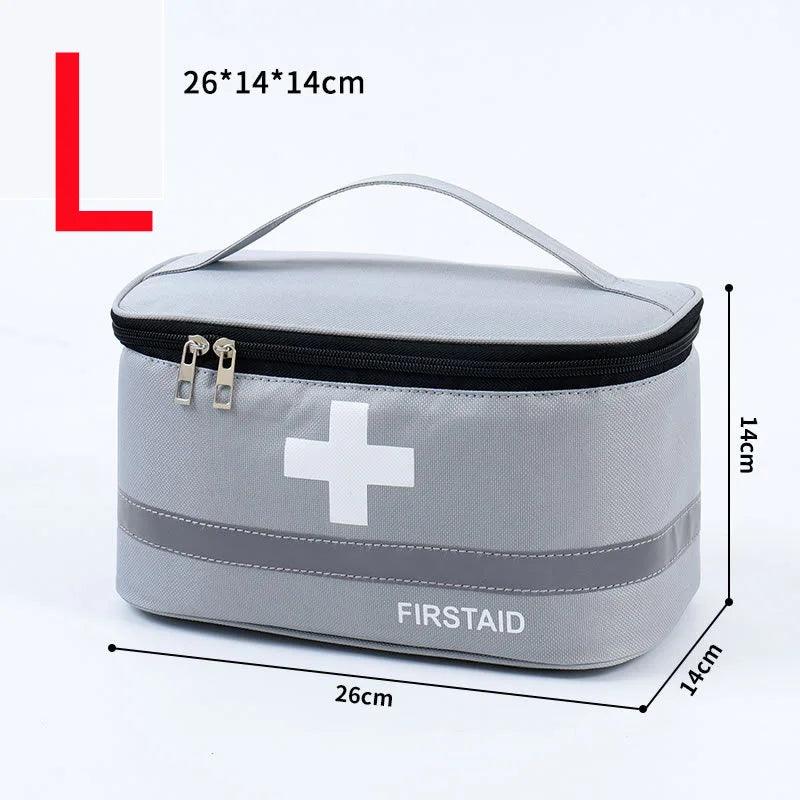 First Aid Kit Medicine Storage Bag Portable Outdoor Rescue Bag Household Children's Large Capacity Medical Kit Storage Organizer - Outdoorsavage