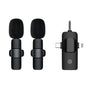 3 In 1 Wireless Lavalier Microphone for iPhone Android 3.5mm for radio Live Recording Noise Reduction Mini Microph GAMINJA - Outdoorsavage