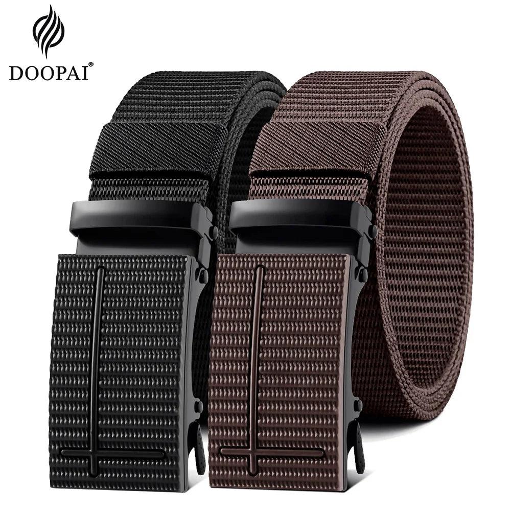 DOOPAI Men Belt Nylon Breathable Belts For Men Cowboy Designer Belt Outdoor Tactical Belt Military Gifts 남성 가죽 벨트 ceinture homme - Outdoorsavage