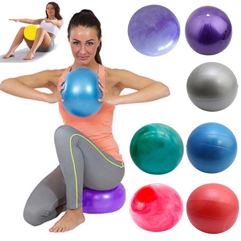 New 25cm Yoga Ball Exercise Gymnastic Fitness Pilates Ball Balance Exercise Gym Fitness Yoga Core Ball Indoor Training Yoga Ball - Outdoorsavage