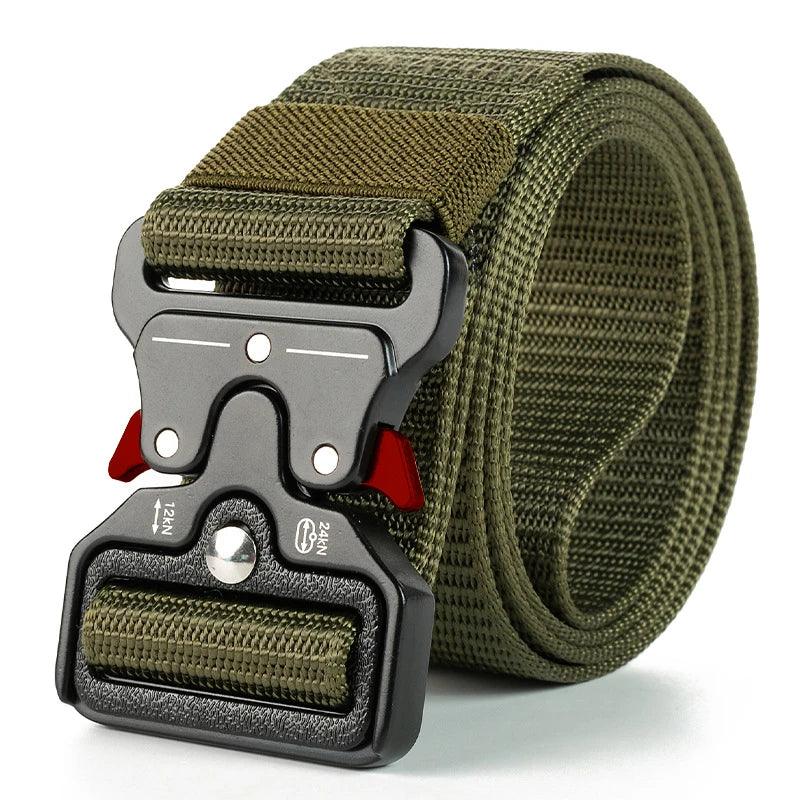 Men Belt Army Outdoor Hunting Tactical Multi Function Combat Survival High Quality Marine Corps Canvas For Nylon Male Luxury - Outdoorsavage