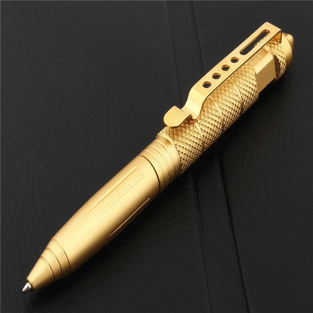 High Quality Aluminum Anti Skid Self DEFENCE Ballpoint Pens Multi Functional Tactical Pen Office Accessories School Supplies - Outdoorsavage