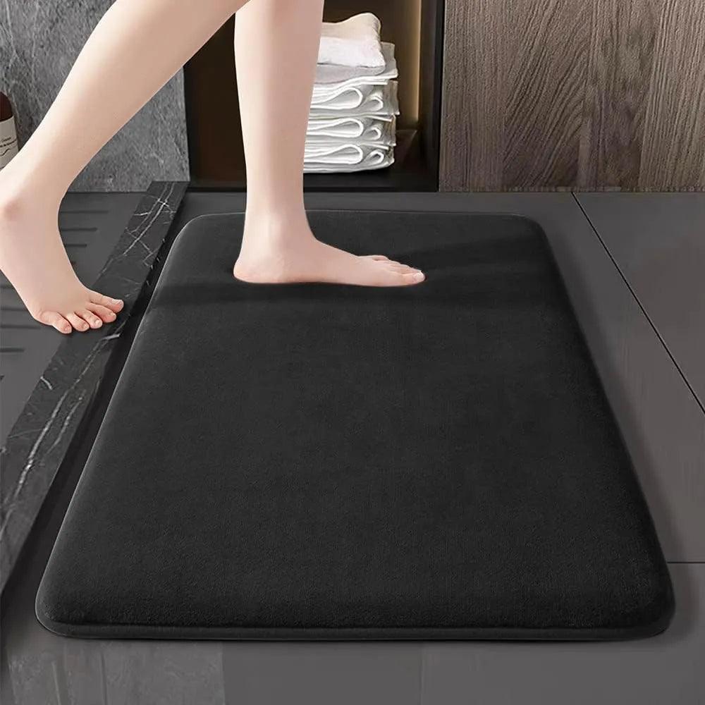 Super absorbent floor mat, super absorbent bath mat, super anti slip coral velvet bathroom floor mat, door mat - Outdoorsavage