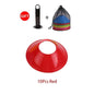 10Pcs Soccer Cones Disc Football Training Discs With Carry Bag Holder Agility Exercise Field Markers Sports Training Equipment - Outdoorsavage