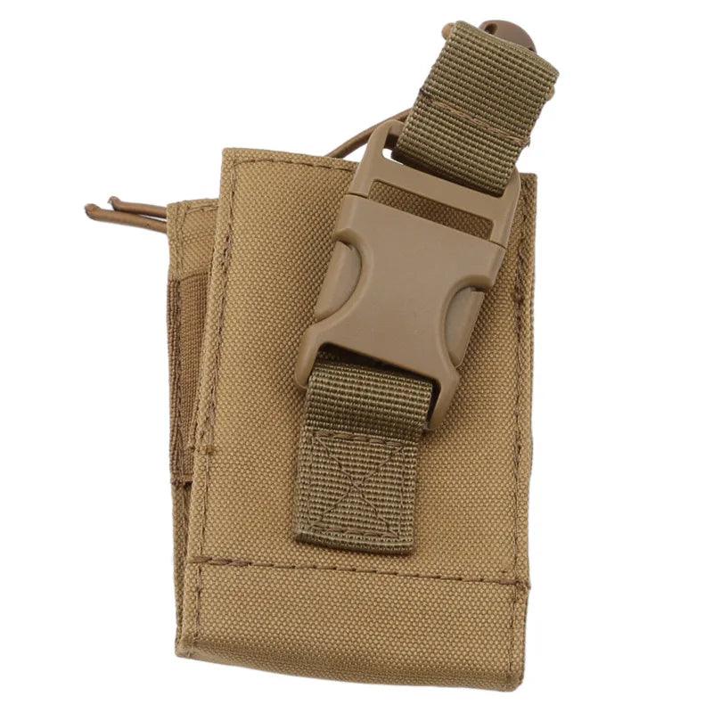 2023 Tactical Radio Pouch Hunting Walkie Talkie Holder Interphone Hanging Bag Military Molle Nylon Magazine Pouch Pocket Caza - Outdoorsavage