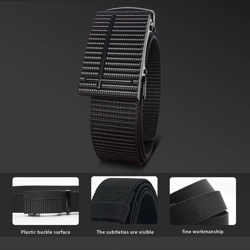 DOOPAI Men Belt Nylon Breathable Belts For Men Cowboy Designer Belt Outdoor Tactical Belt Military Gifts 남성 가죽 벨트 ceinture homme - Outdoorsavage