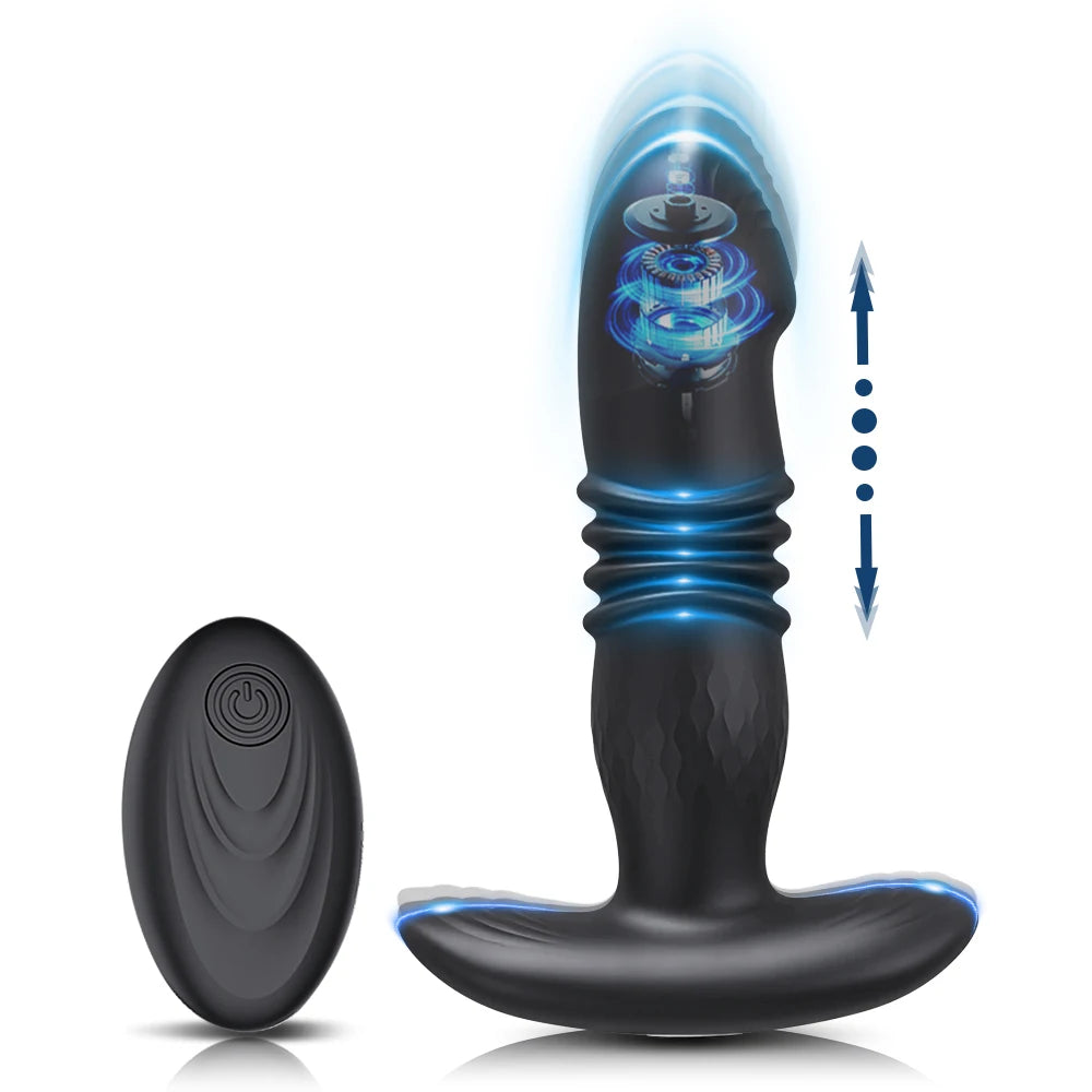 Vibrating Butt Plug Remote Sex Toy for Women Anal Prostate Massager