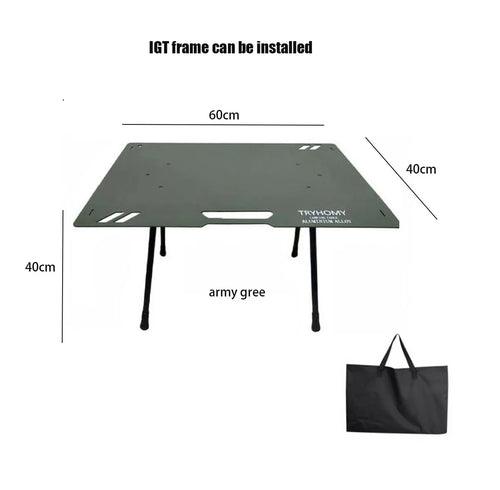 Lightweight Outdoor Tactical Table Aluminum Alloy IGT Table Folding - Outdoorsavage