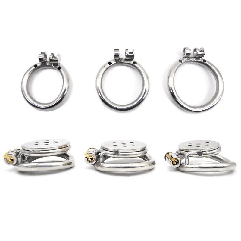 Stainless steel chastity cage