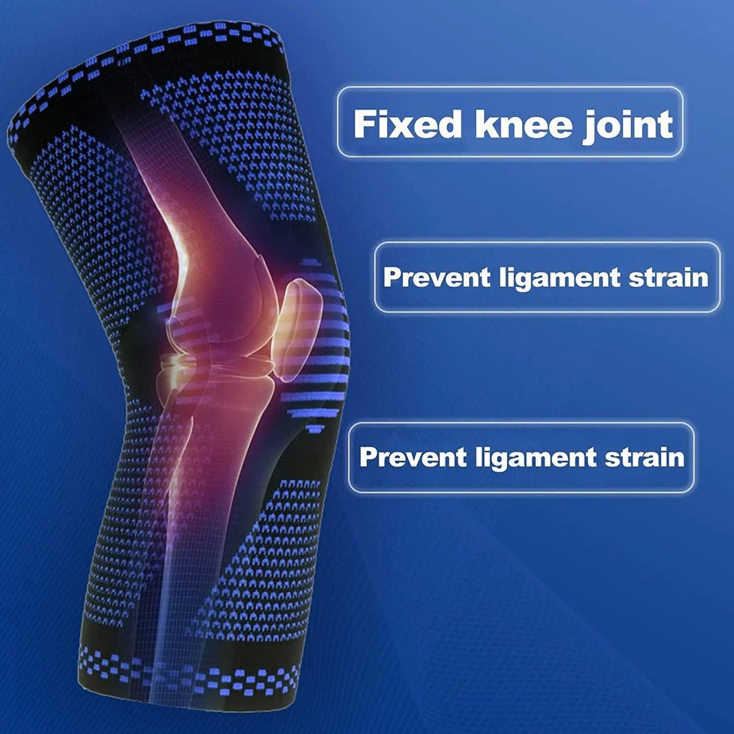 Sports Knee Pads for Knee Pain Meniscus Tear Injury Recovery with Side Stabilizers Patella Gel Knee Support Compression Sleeve - Outdoorsavage