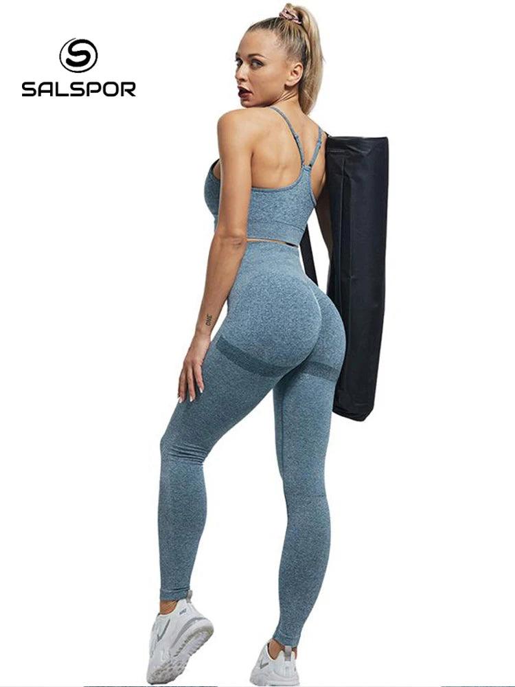 SALSPOR Women High Waist Leggings For Fitness Ladies Sexy Bubble Butt Gym Sports Workout Leggings Push Up Fitness Female Leggins - Outdoorsavage