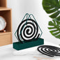 With Tray Mosquito Coil Holder Iron Anti-Mosquito Mosquito Incense Rack Ornaments Flower shape Mosquito Repellent - Outdoorsavage