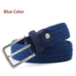 Stretch Canvas Leather Belts for Men Female Casual Knitted Woven Military Tactical Strap Male Elastic Belt for Pants Jeans - Outdoorsavage