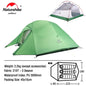 Naturehike Cloud Up 1 2 3 People Tent Ultralight 20D Camping Tent Waterproof Outdoor Hiking Travel Tent Backpacking Cycling Tent - Outdoorsavage