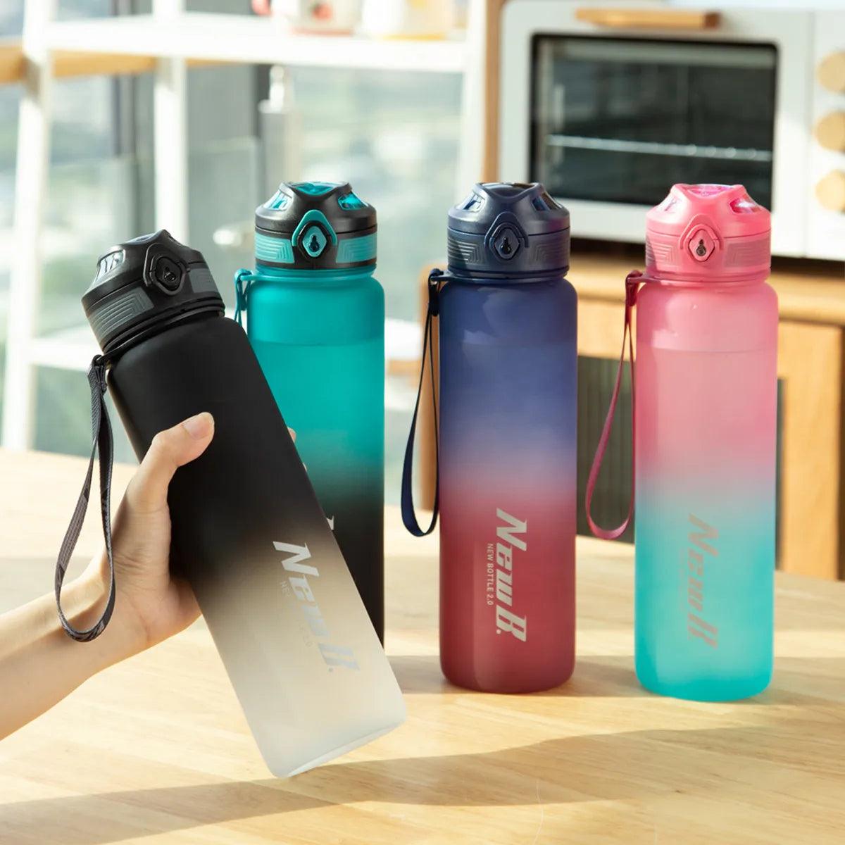 650ml/1000ml/1500ml High Quality Tritan Material Sport Water Bottle Cycling Climbing Gym Fitness Drinking Bottles Eco-Friendly - Outdoorsavage