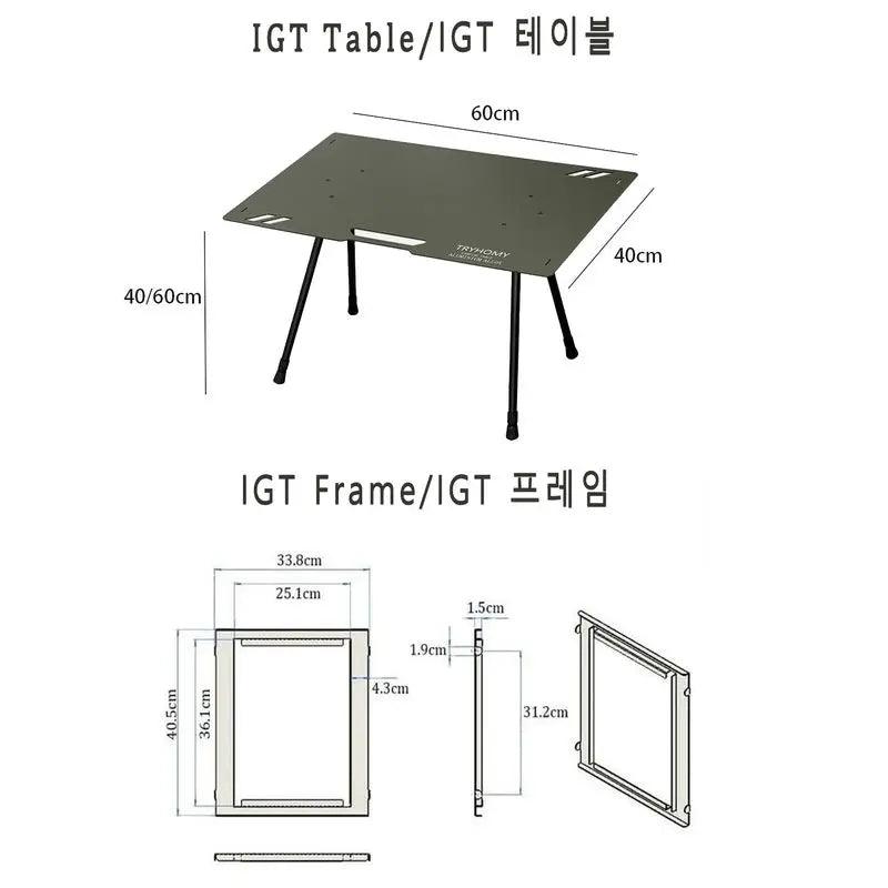 Lightweight Outdoor Tactical Table Aluminum Alloy IGT Table Folding - Outdoorsavage