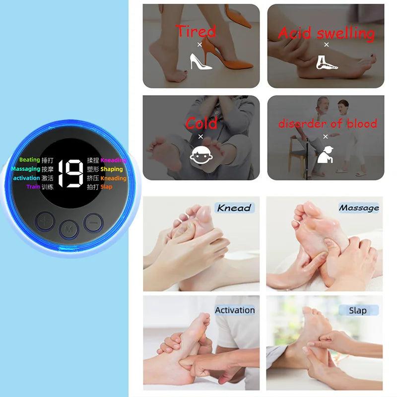 Foot Massager Rechargeable Massage Mat Foot Relaxation Pads Electric Foot Massage Tool To Relax Sore Feet Home Health Care - Outdoorsavage