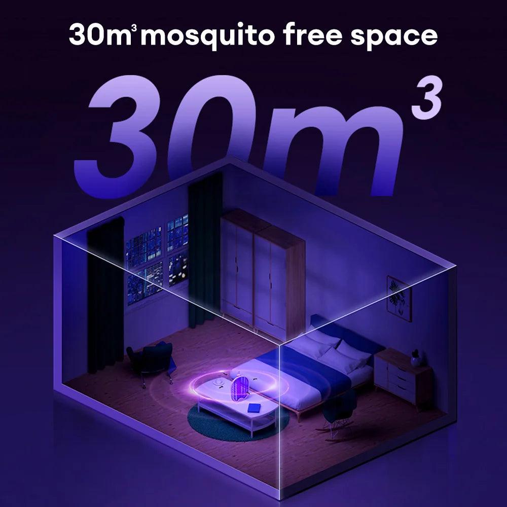 Foldable Electric Mosquito Killer Fly Swatter Trap USB Rechargeable Mosquito Racket Insect Killer with UV Light Bug Zapper 3000V - Outdoorsavage