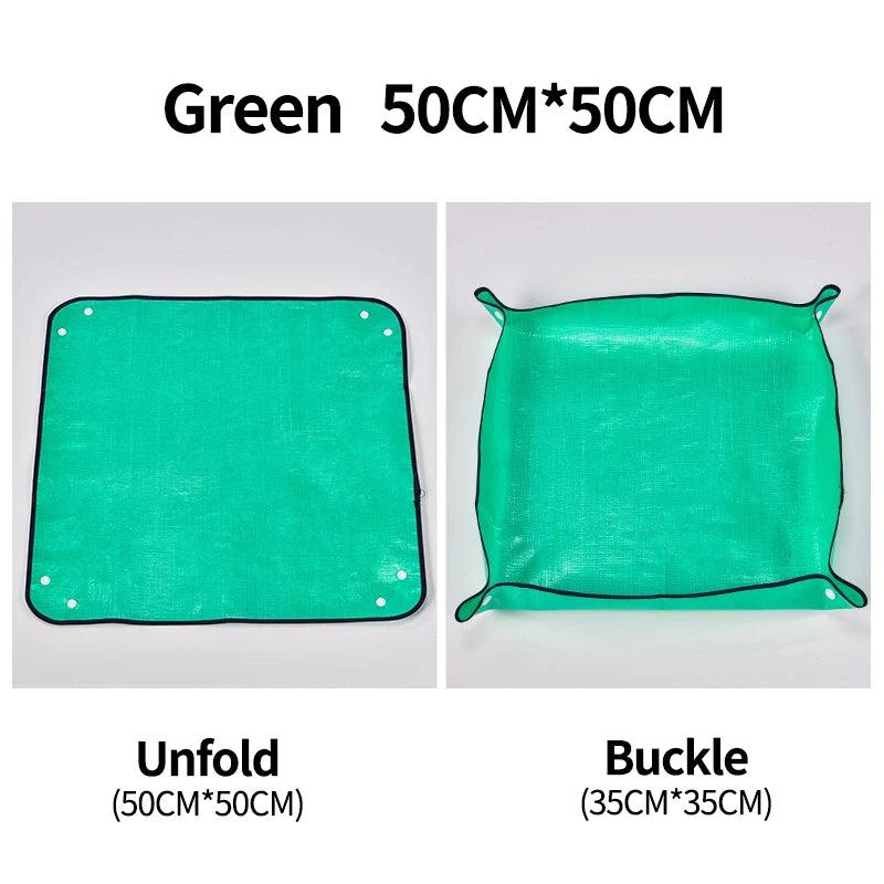 1pcs Planting Mat 50cm-100cm Gardening Potting Pad Foldable Garden Plant Flower Pot Transplanting Waterproof Mats - Outdoorsavage