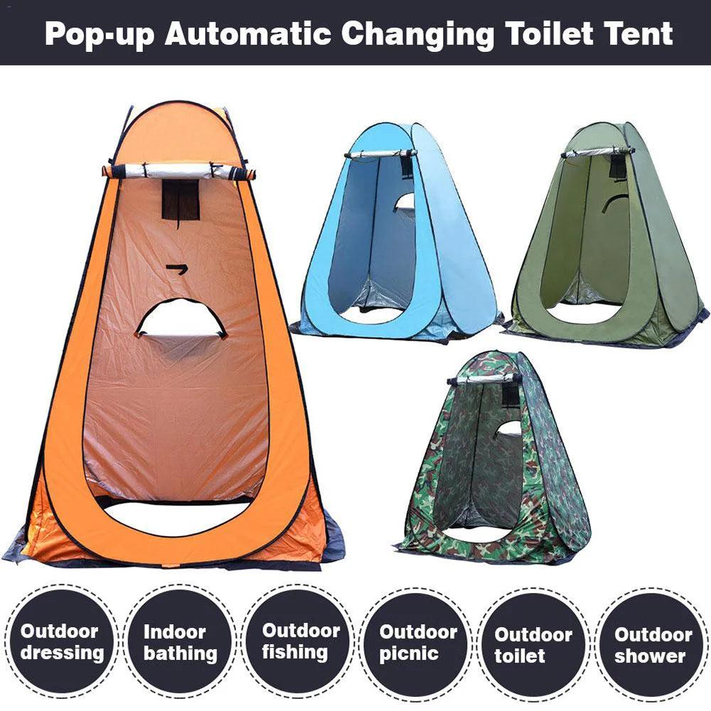 Portable Outdoor Camping Tent Shower Tent Simple Bath Cover Changing Fitting Room Tent Mobile Toilet Fishing Photography Tent - Outdoorsavage